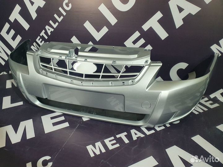 Бампер Приора Ваз 21704 Priora - серебристый