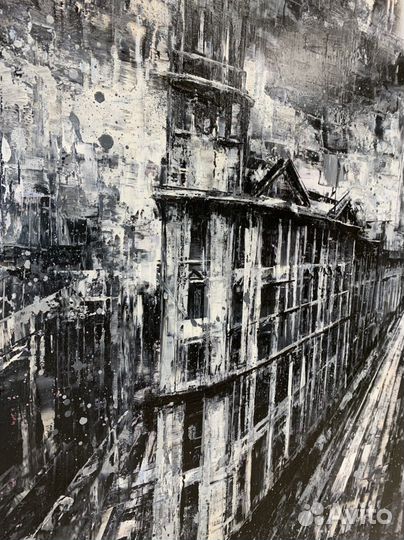 Картина городской пейзаж