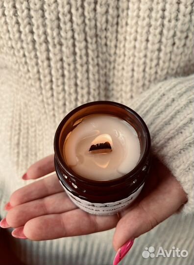 Ароматическая свеча подарок на новый год