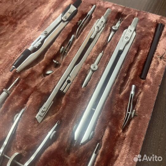 Чертежный набор СССР Ленинград готовальня