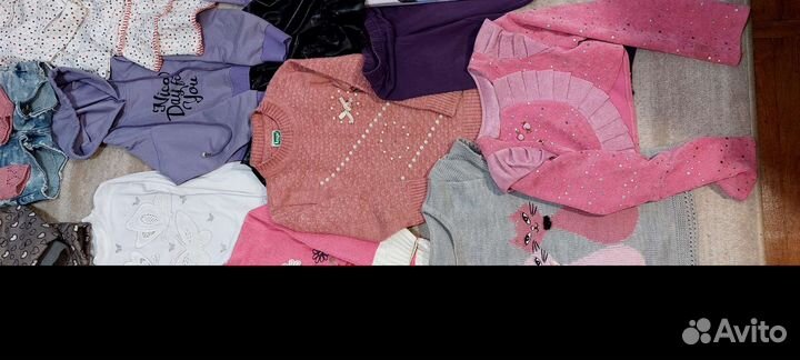 Вещи пакетом для девочки 116-120