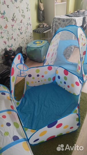Детская палатка с туннелем