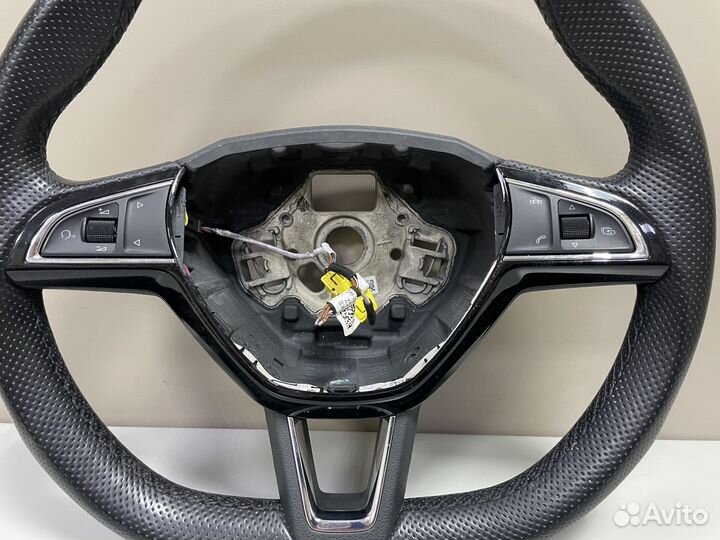 Мульти руль 3-х спицевый Шкода Октавия А7