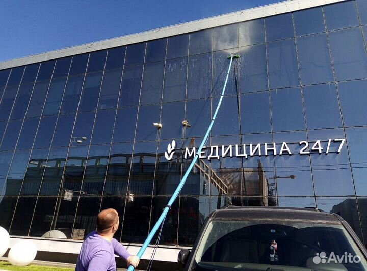 Мойка окон, панорамных окон, мойка фасадов