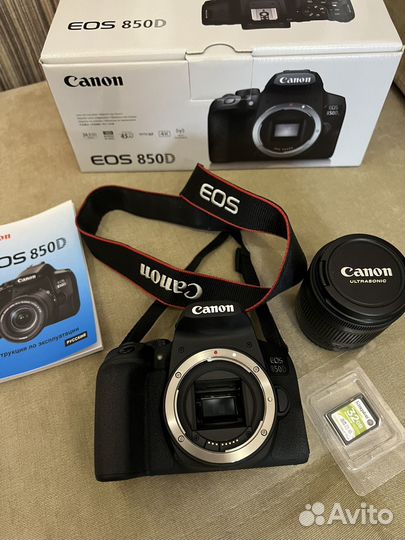 Зеркальный фотоаппарат canon 850d