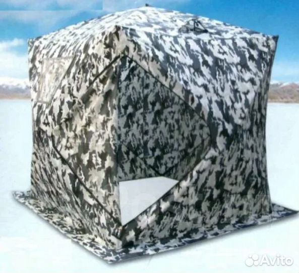 Палатка для зимней рыбалки куб