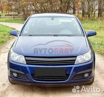 Реснички на фары. Накладки на фары Opel Astra H