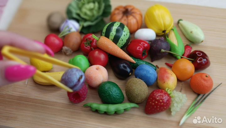 Овощи из полимерной глины