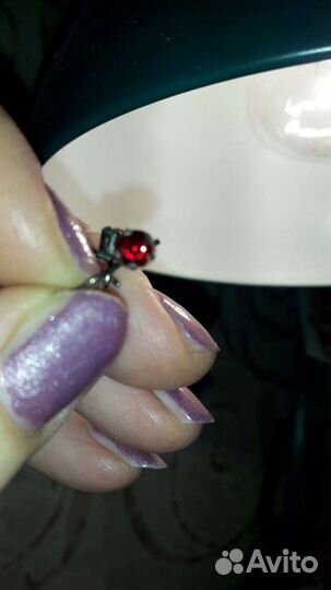 Серьги проба 875