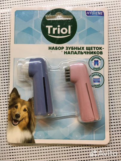 Зубная паста и щетки для животных