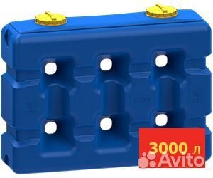 Емкость на 3000 литров прямоугольная