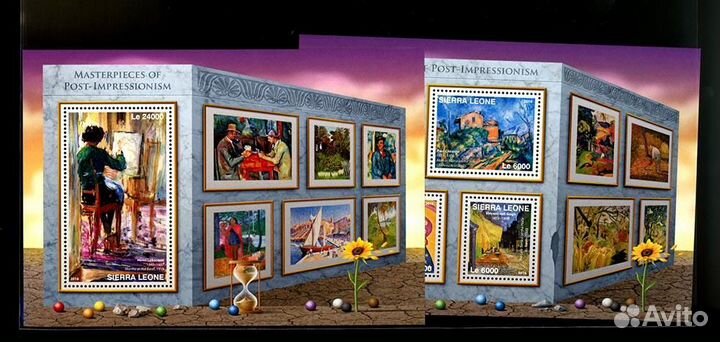 Сьерра-Леоне 2016 Живопись Стили по 2 блока