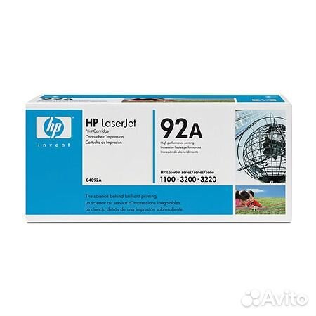 Тонер-картридж HP C4092A к LJ-1100/1100A/3200/3220