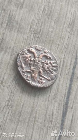 Полушка врп 1719 год буквами Оригинал