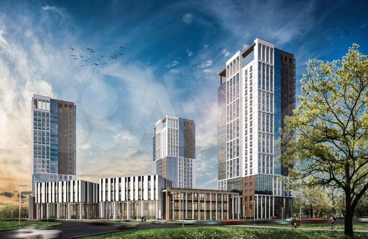 2-к. квартира, 59,3 м², 6/22 эт.