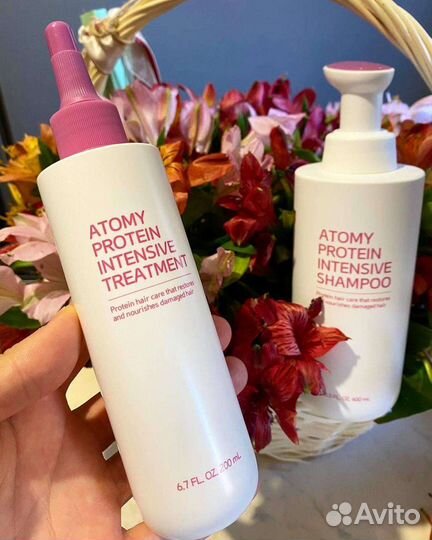 Атоми Протеиновый набор для ухода за волосами