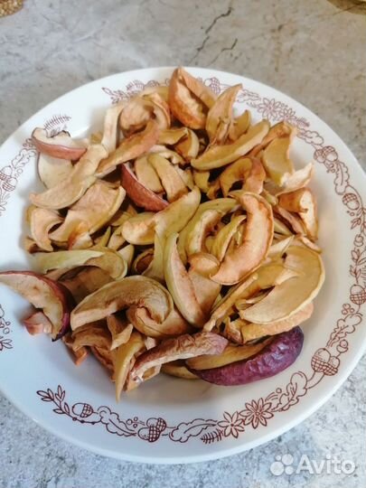 Яблоки сушёные