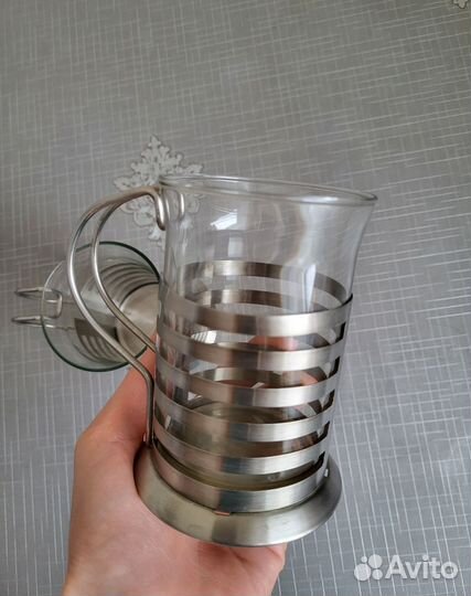 Кружка с подстаканником