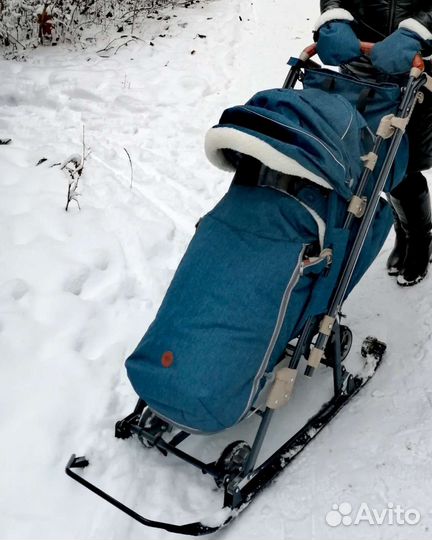 Санки коляска ника 7 8