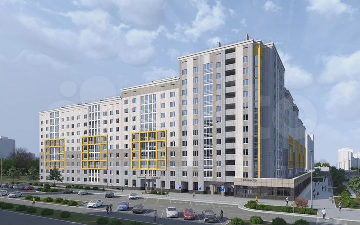 1-к. квартира, 43,6 м², 6/10 эт.