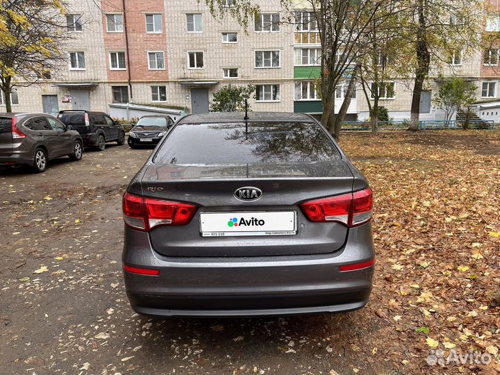 Kia Rio 1.4 МТ, 2016, 60 000 км