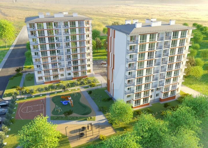 2-к. квартира, 58,2 м², 2/9 эт.