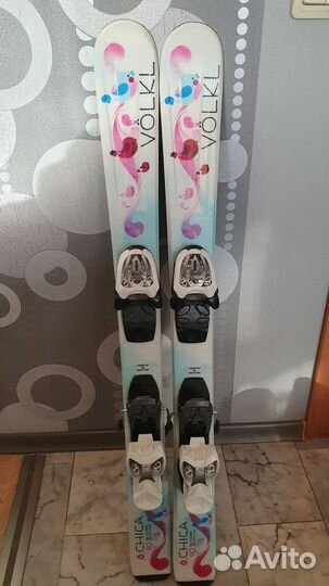 Горные лыжи детские 90 комплект