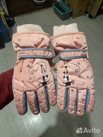 Зимние перчатки для девочки