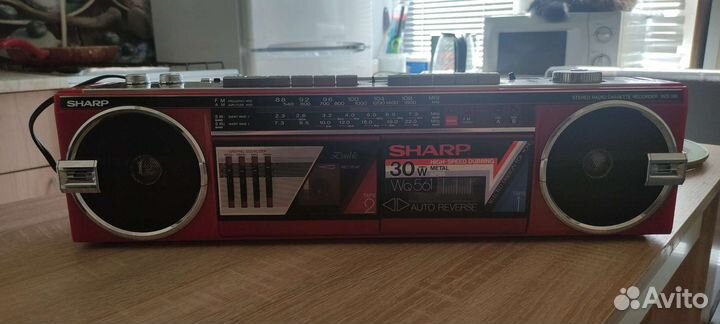 Магнитола sharp wq561 1985 года