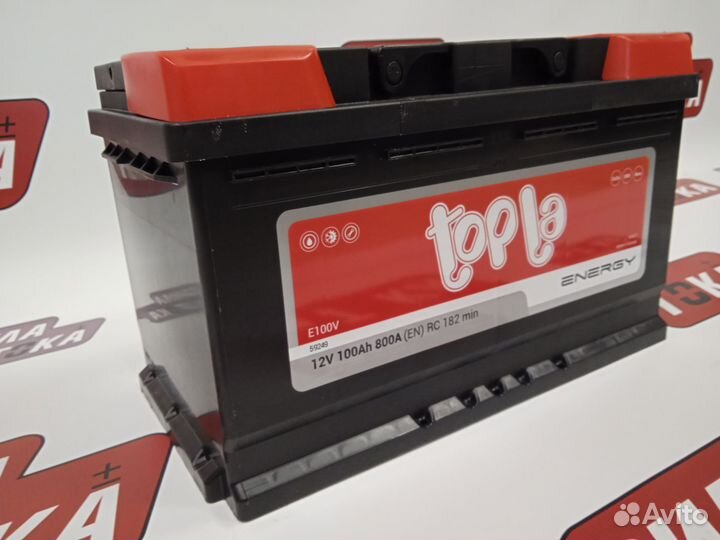 Аккумулятор Topla 100Ач 800А