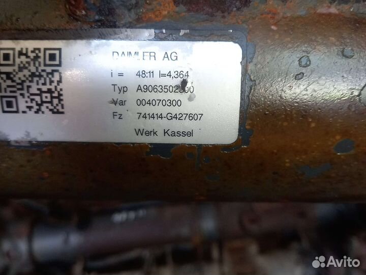 Задний мост Мерседес Спринтер W-906, спарка 48:11