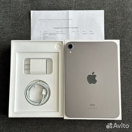iPad mini 6 64gb (4 мес) идеал, чек, гарантия