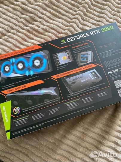 Видеокарта gigabyte nvidia geforce rtx 3060 12gb