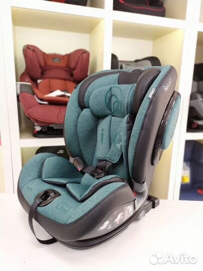 Автокресло 9-36кг изофикс Rant IQ Genius Malachite