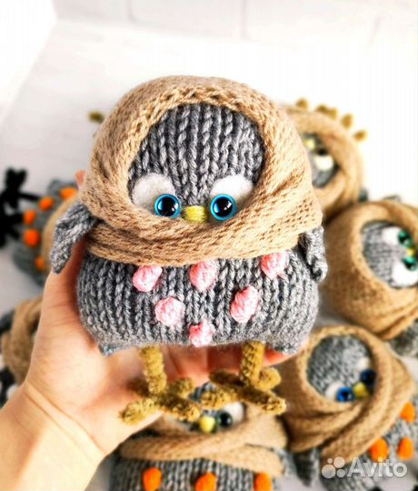 Сова игрушка интерьерная