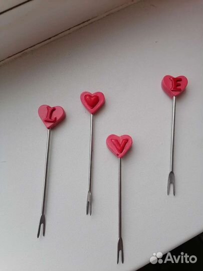 Набор для канапе с буквами