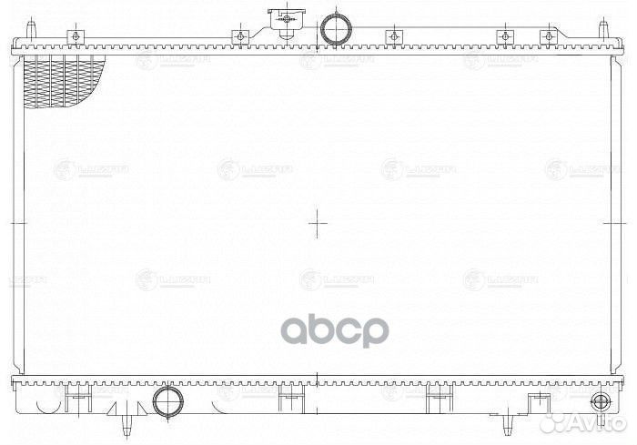 Радиатор Mitsubishi Lancer IX (03) 1.3i/1.6i/2