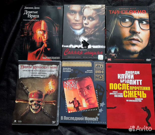 Джонни Депп и не только. Диски на выбор