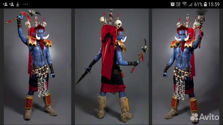 Костюм Троля из WoW. Косплей