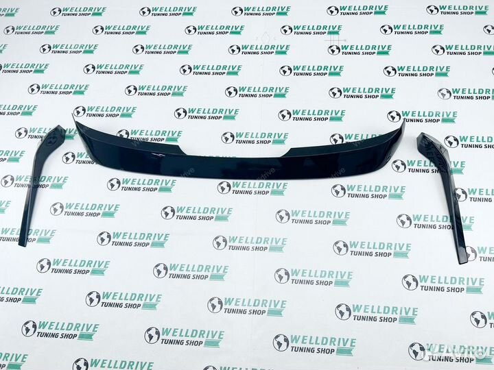 Спойлер Volkswagen Tiguan 2 стиль R-line черный гл