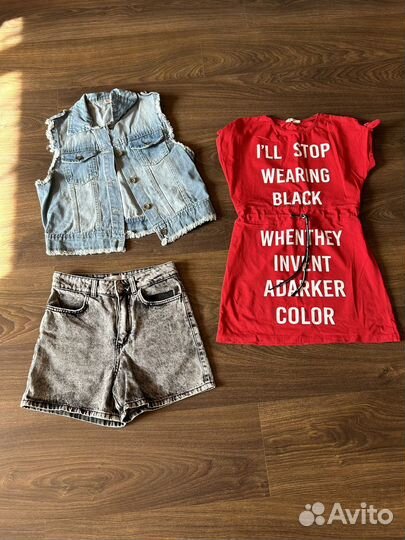 Вещи на девочку 9-10 лет в хорошем состоянии