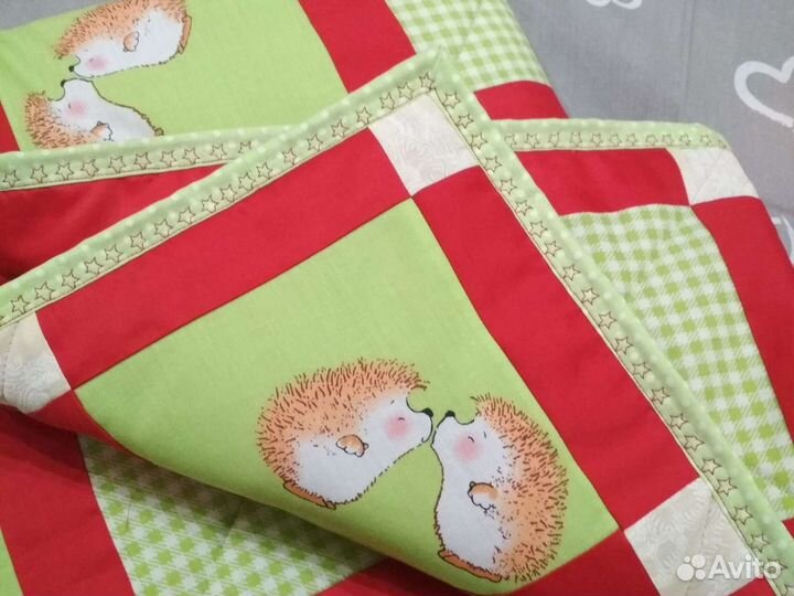 Детское одеяло пэчворк