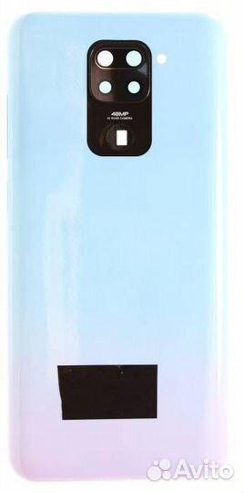 Задняя крышка для Xiaomi Redmi Note 9 Белая (со ст