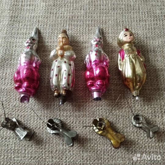 Елочные игрушки СССР. Прищепки