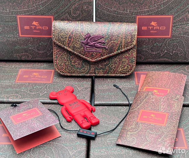 Кошелек женский Etro коричневый