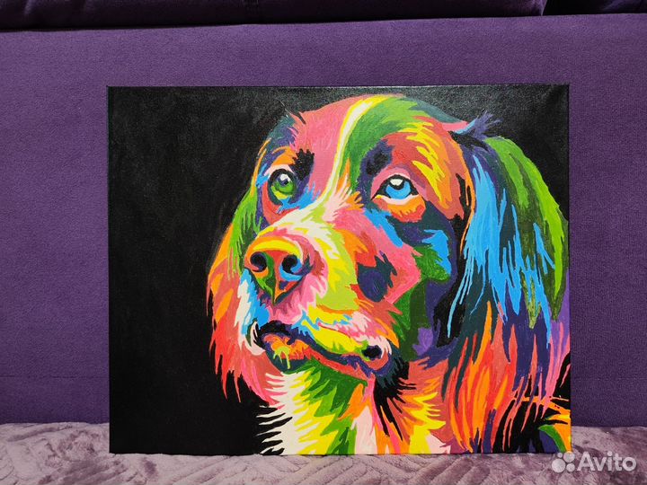 Картина по номерам готовая