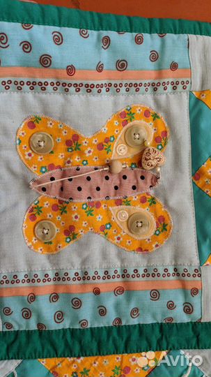 Развивающий коврик детский Монтессори Эко