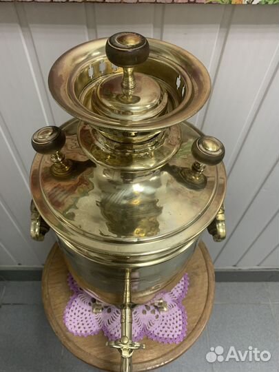 Самовар угольный на дровах 6-7 л Медали