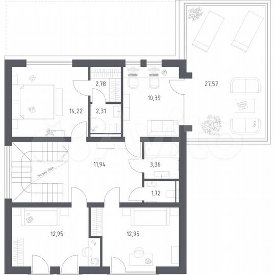Дом 227 м² на участке 8,7 сот.