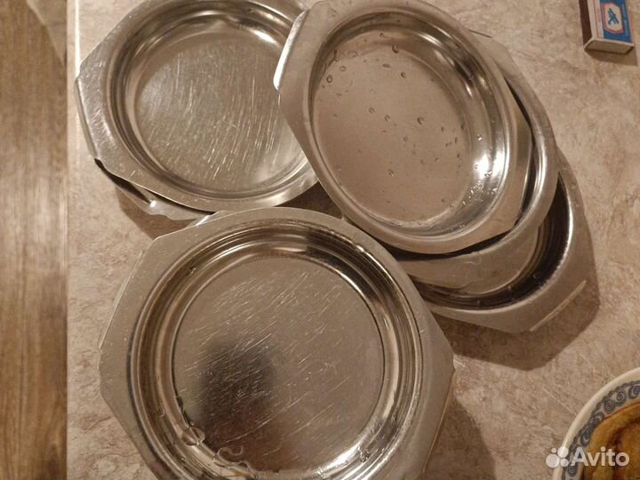 Тарелки из нержавейки СССР